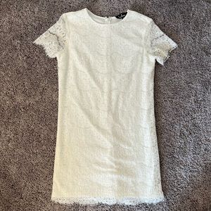 White Lulus Lace Dress Size XS